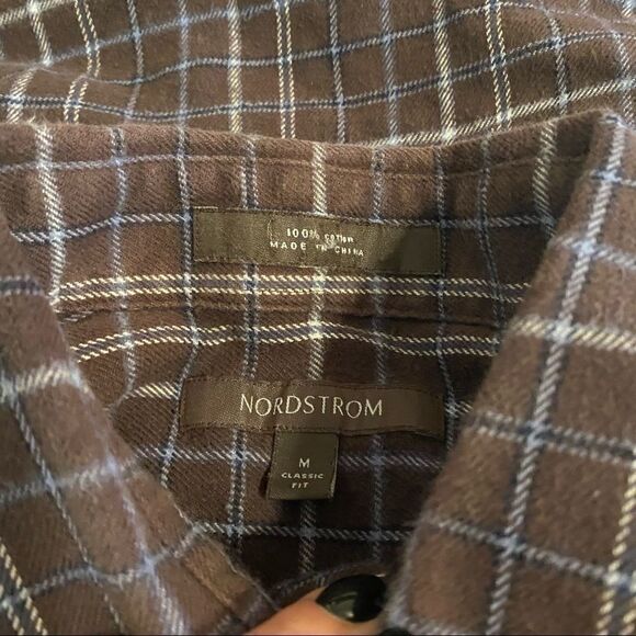 Nordstrom, cotton classic fit button down medium - Picture 5 of 7